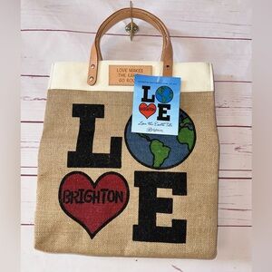 NWT BRIGHTON Love The Earth Tote Bag $100